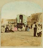 Clifton Baths with Bathing Machine  [Stereoview]